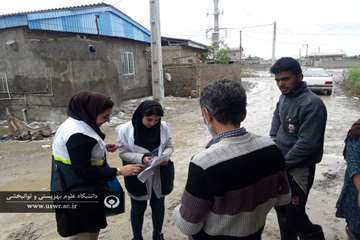 تصاویر تیم های اعزامی به روستاهای سیل زده آق قلا و گمیشان در استان گلستان